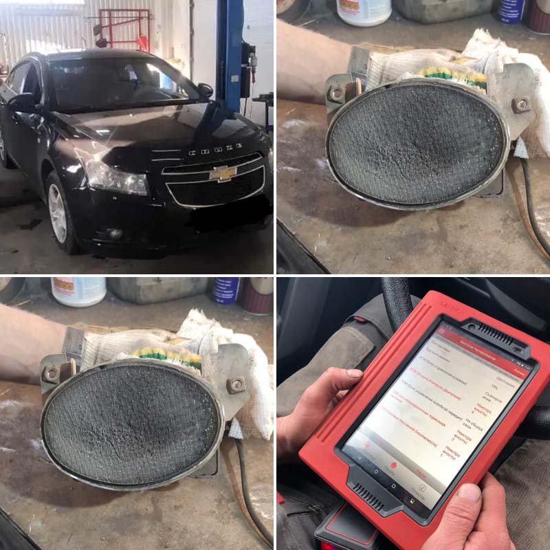 Удалили катализатор на Chevrolet Cruze в Ижевске