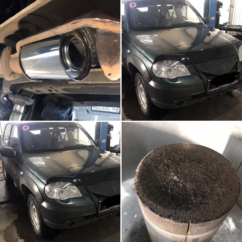 Удалили катализатор на Chevrolet Niva в Ижевске