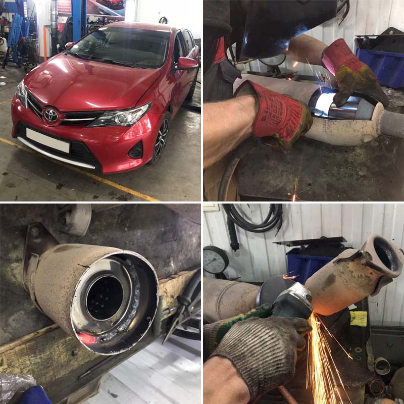 Удалили катализатор на Toyota в Ижевске