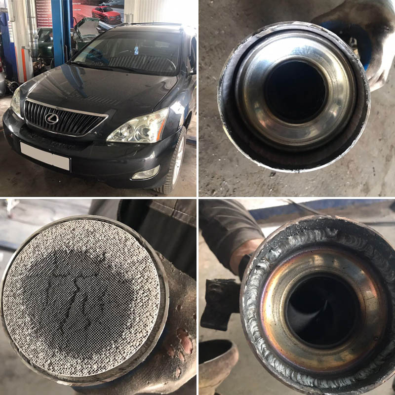 Удалили катализатор на Lexus RX330 в Ижевске