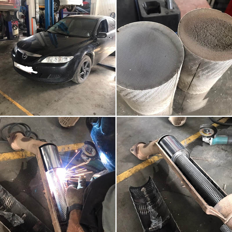 Удалили катализатор на Mazda 6 в Ижевске